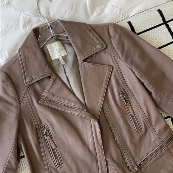 Joie lamb leather Seabrooke Moto Jacket - Picture 8 of 13